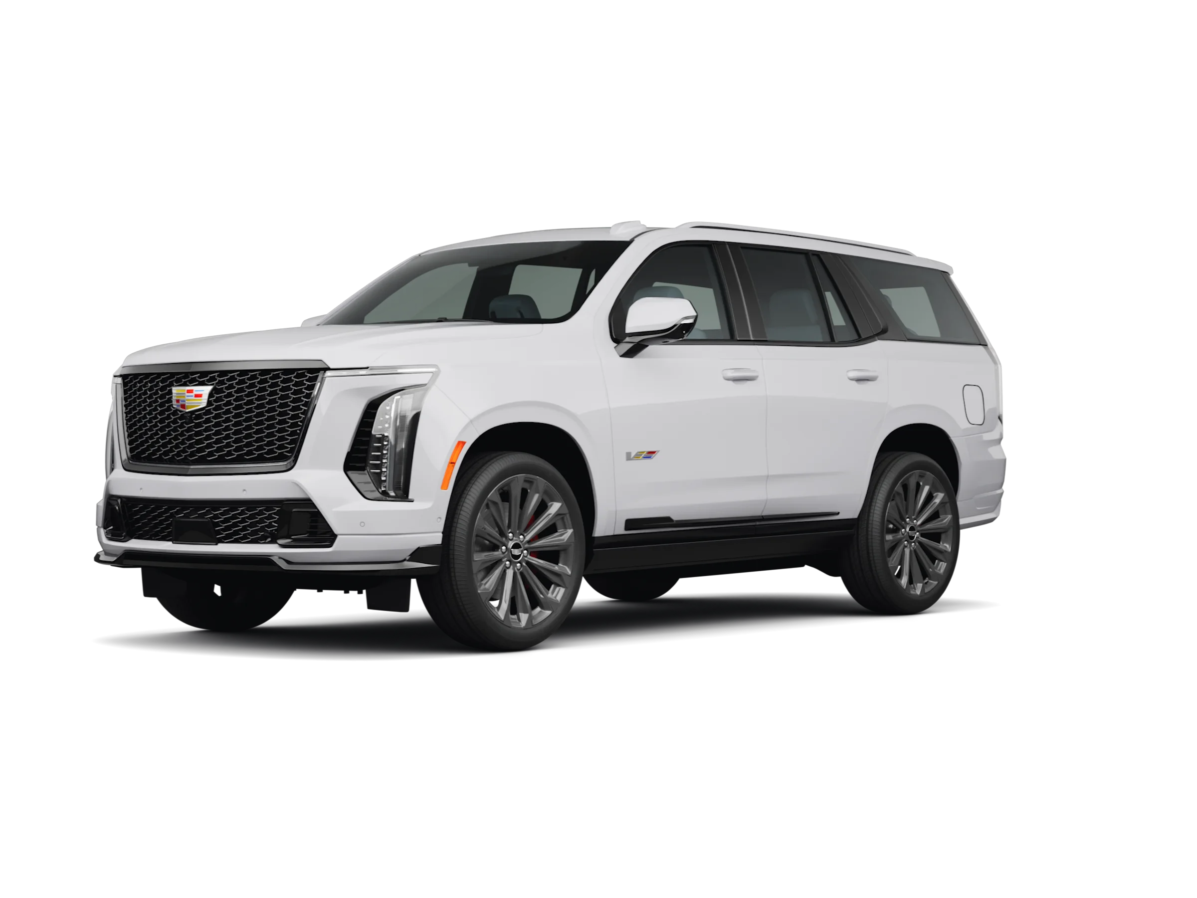 A 2026 Cadillac Escalade-V in Vibrant White Tricoat, sourced by Regal Motorcars